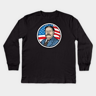 William Howard Taft Kids Long Sleeve T-Shirt